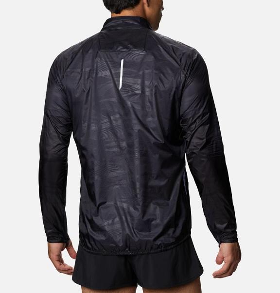 Columbia FKT II Windbreaker Black For Men's NZ25360 New Zealand